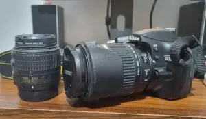 دوربین حرفه ای نیکون |  Nikon D3200 + 18-55  دست دوم