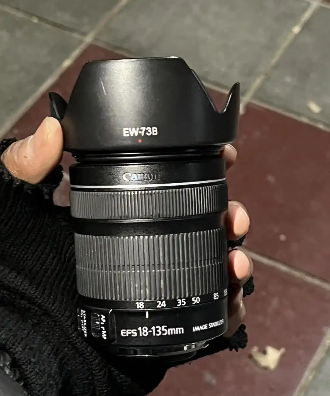 لنز 18 135 کنون در حد نو دست دو