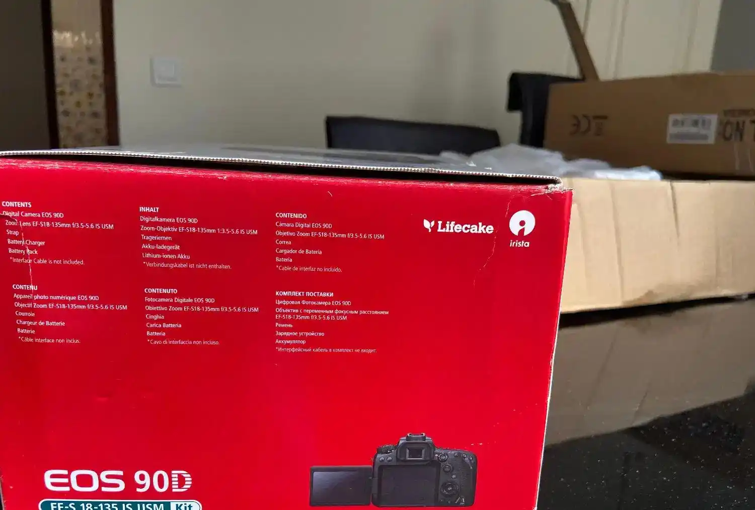 دوربین canon 90d دست دو