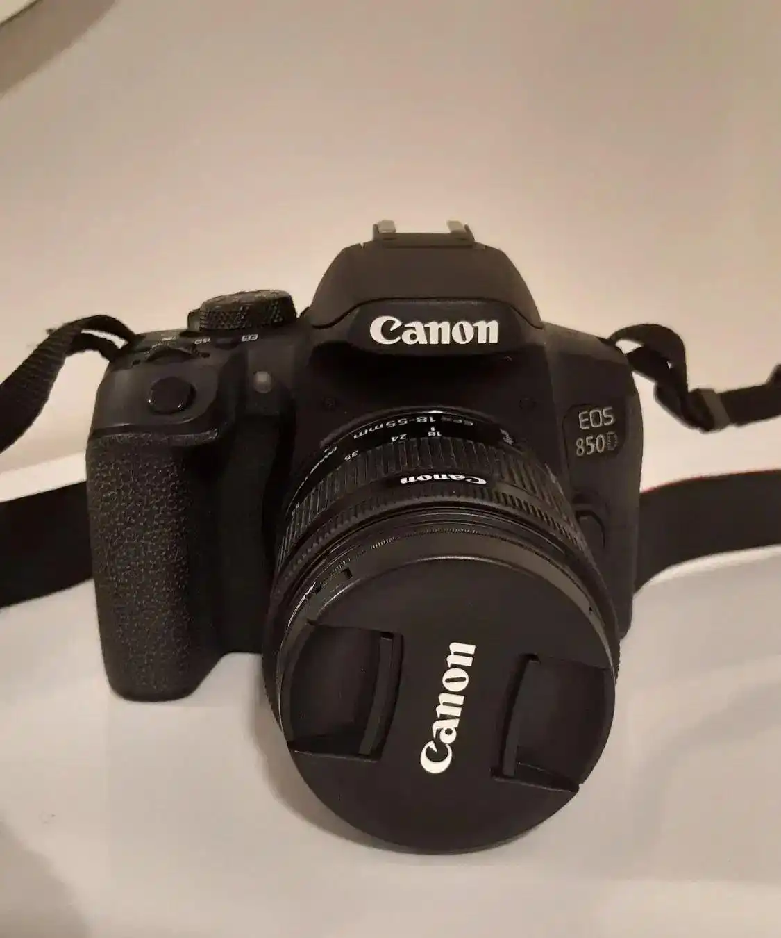 دوربین حرفه‌ای 850d Canon همراه لنز 18.55 دست دو