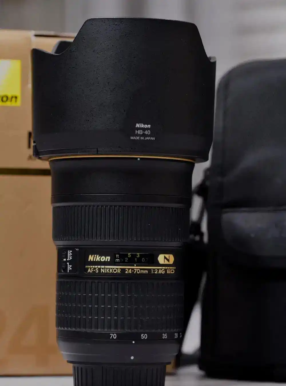 لنز ۲۴-۷۰ نیکون NIKON - F2.8G سلامت 100% نانو دست دو