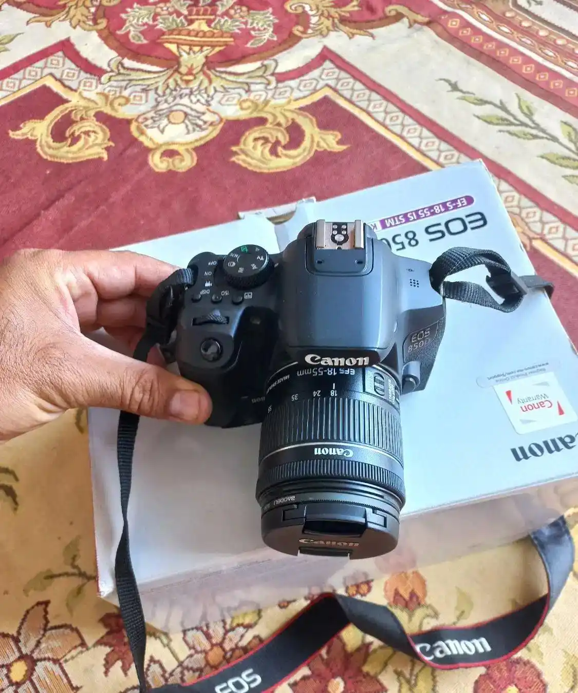 دوربین عکاسی کنون eos850d دست دو