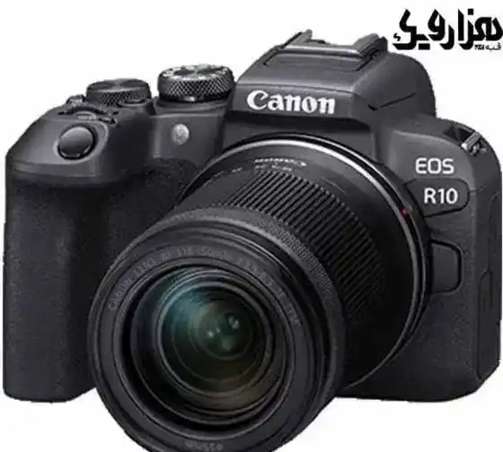 دوربین کانن مدل EOS R10 با لنز ۱۸ - ۱۵۰ دست دو