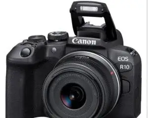 دوربین حرفه ای canon R10 آک همراه با لنز دست دوم
