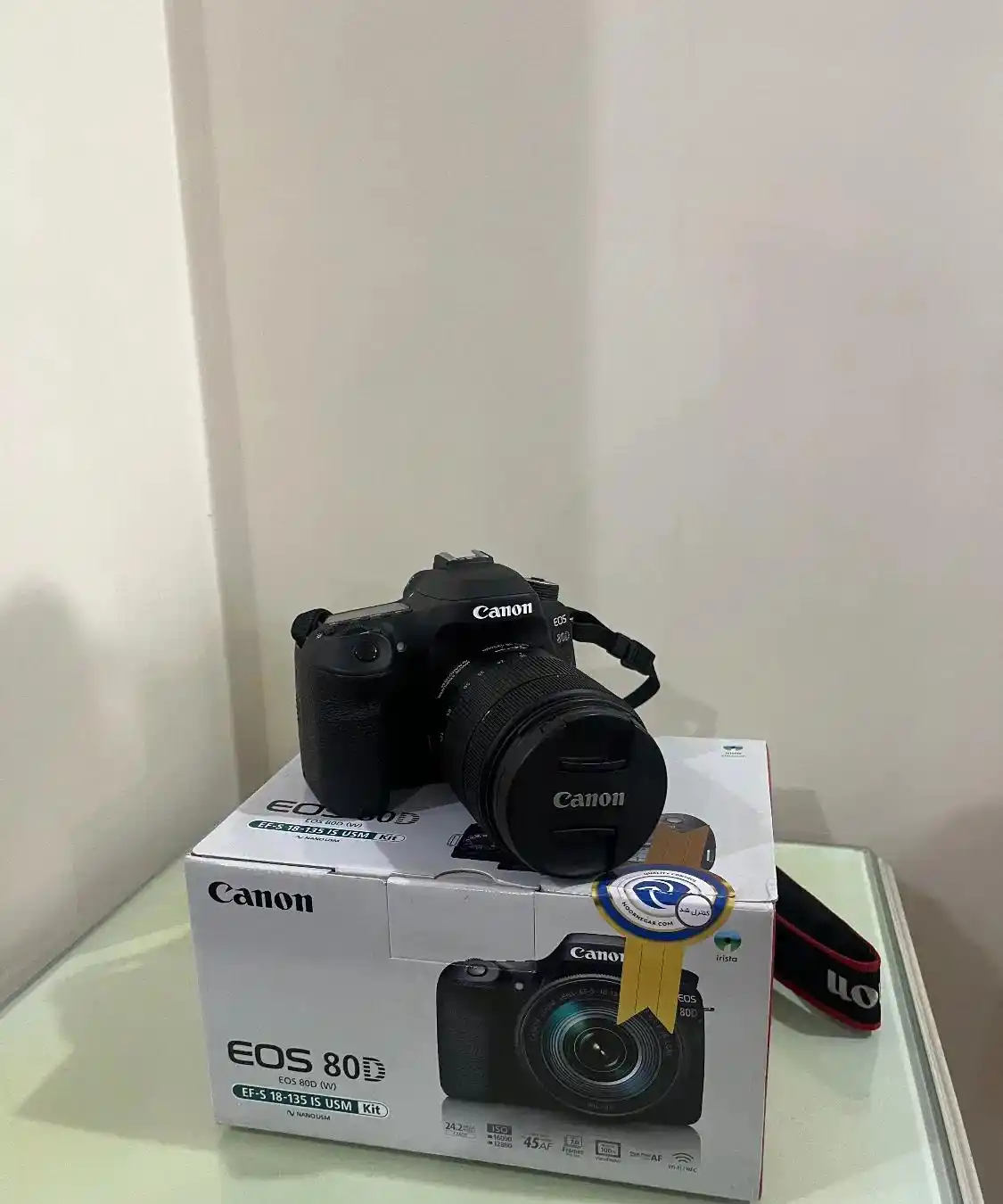 Canon 80d kit 18-135 USM دست دو