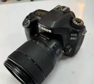 دوربین کنون canon 80d و لنز 50 1/4f و... دست دوم