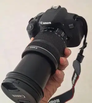 دوربین عکاسی کانن دست دوم Canon 700D+18-55mm (شات9K) دست دوم