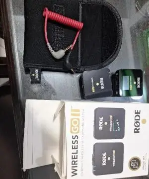 میکرفون بیسیم رود rode go دست دوم