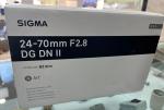 لنز سیگما Sigma 24-70mm f2.8 ii DG DN برای سونی دست دوم