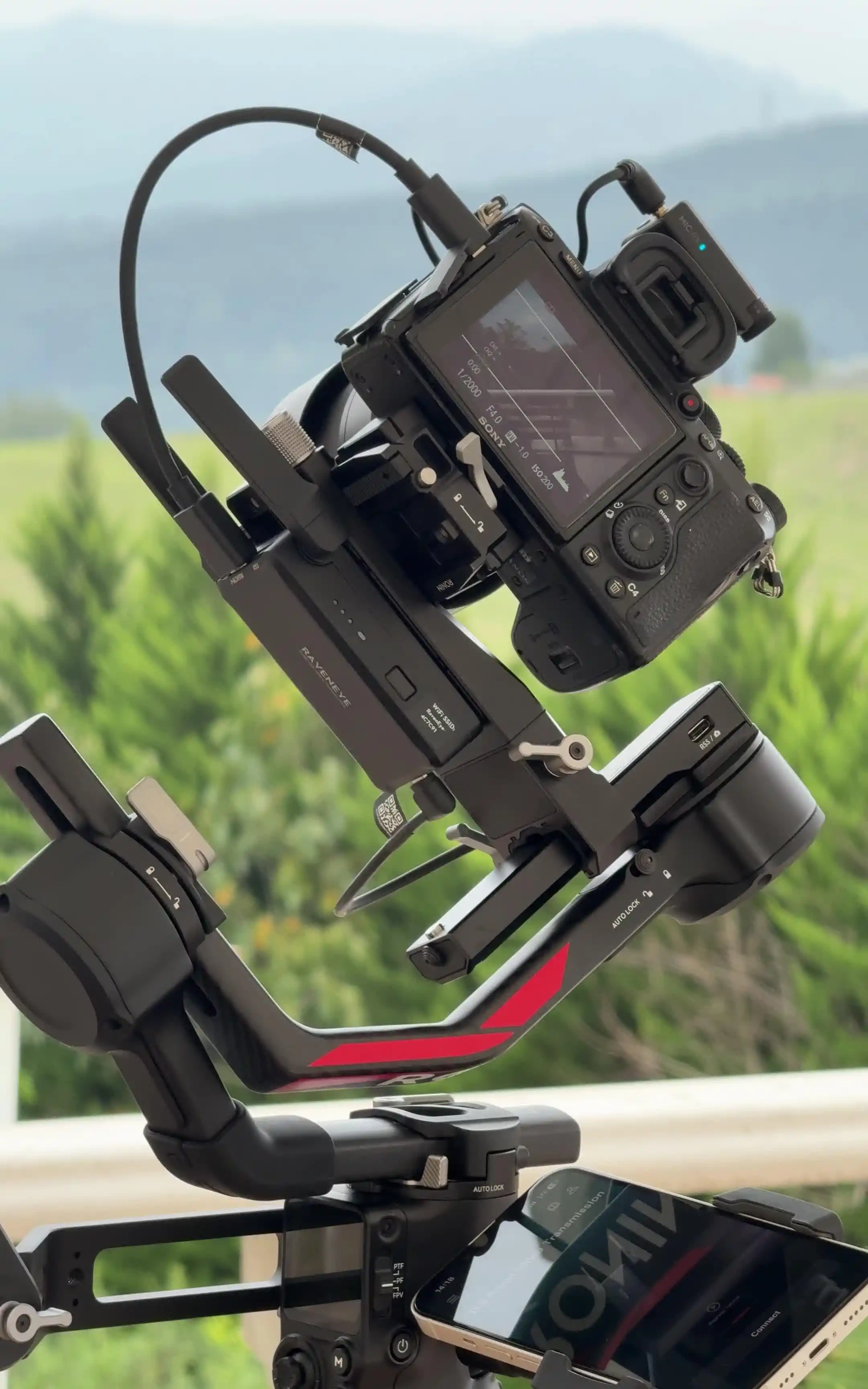 گیمبال رونین Rs4 pro combo دست دو