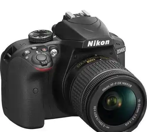 دوربین عکاسی Nikon مدل D3400 دست دو