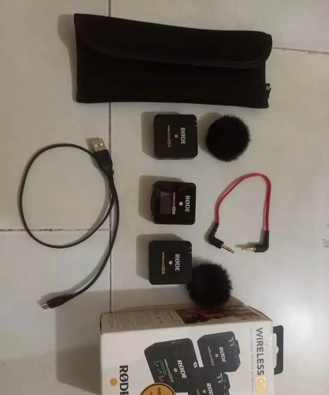 میکروفون رود وایرلس گو ۲-Rode wireless go 2 دست دو