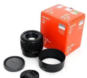 لنز حرفه‌ای سونی | Sony 50mm F1.8 دست دوم