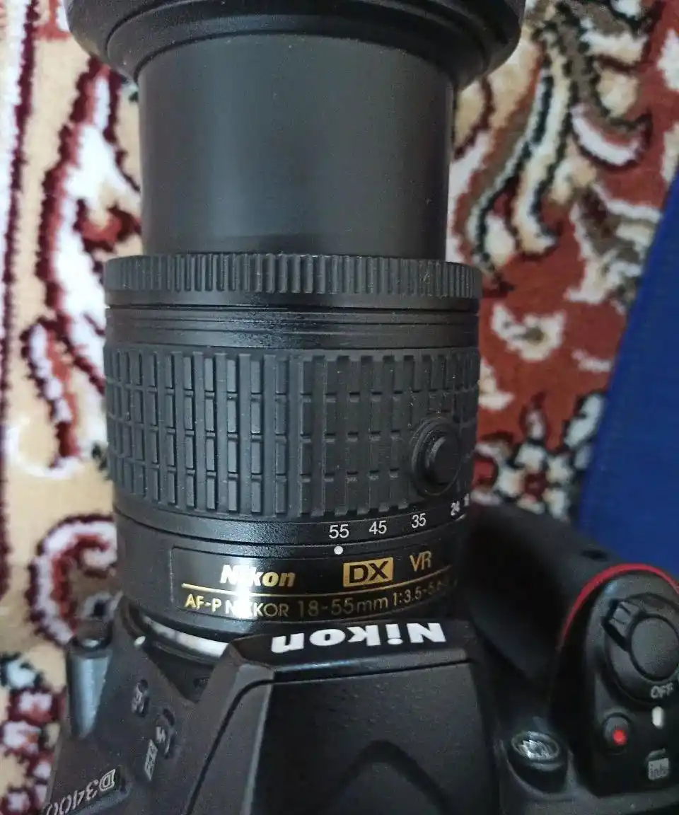 دوربین عکاسی نیکونd3400 دست دو