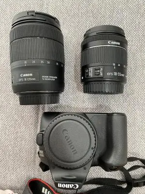 دوربین عکاسی کانن Canon EOS 250D Kit EF-S 18-55 mm f/4-5.6 IS STM دست دوم