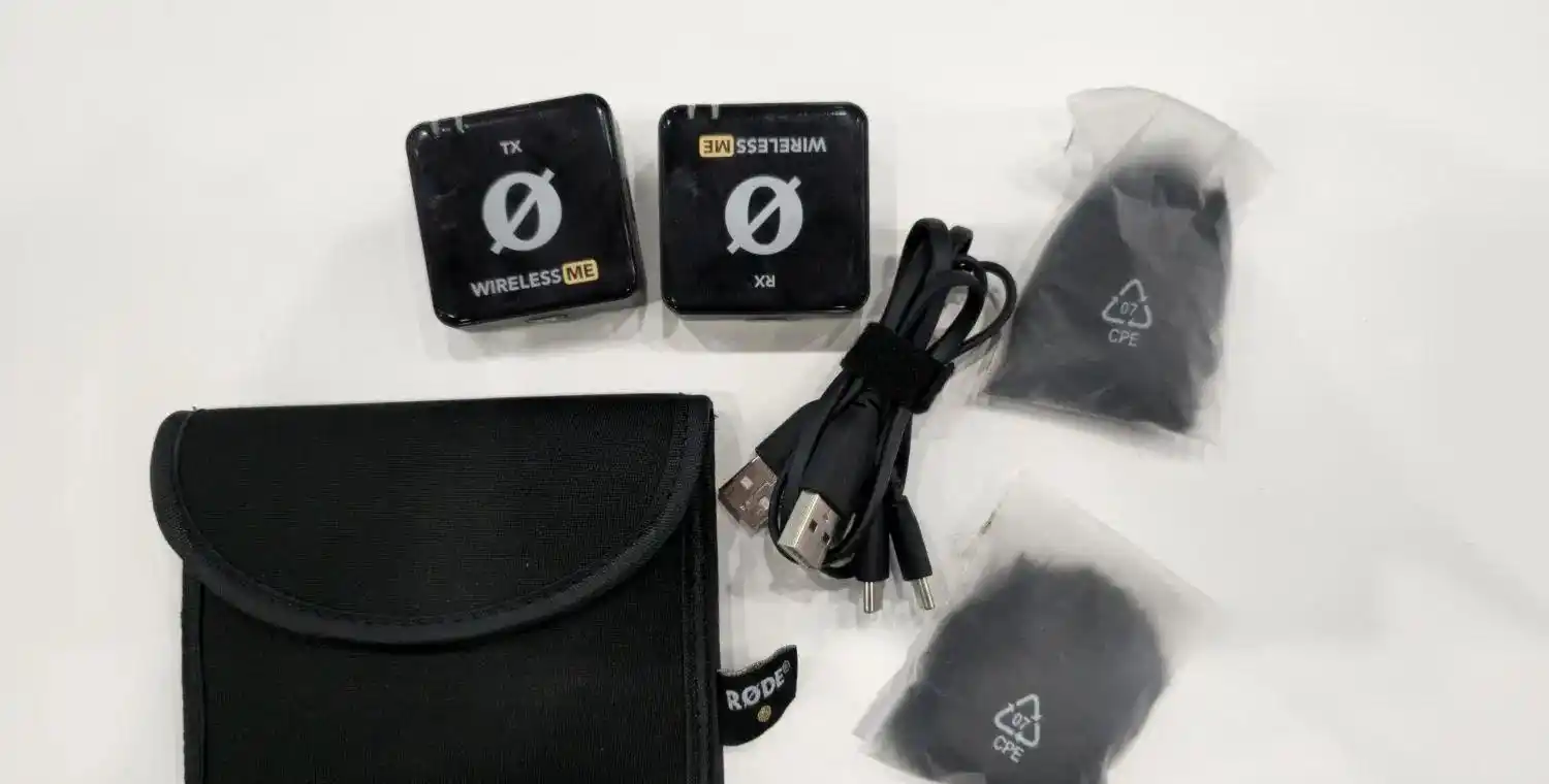 میکروفون Rode Wireless ME بسیار تمیز و کم‌استفاده دست دو