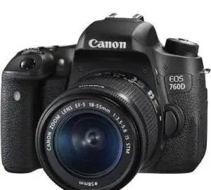 canon 760d + 18-55 + 55-250 دست دوم