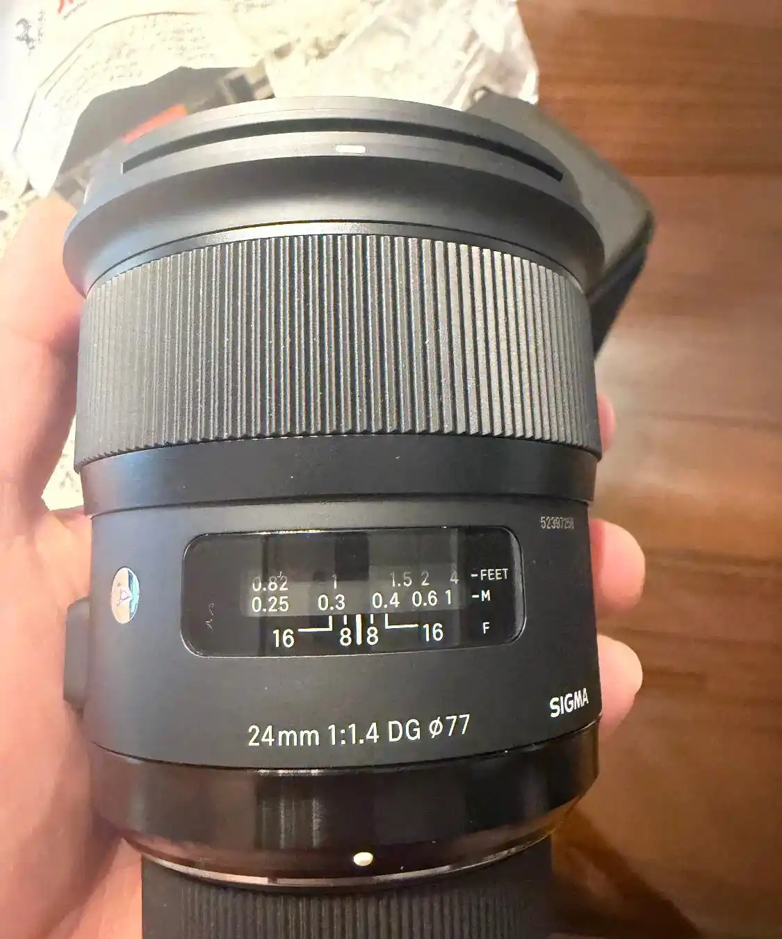 لنز دوربین نیکون سیگما / 24mm F/1.4 Art DG دست دو