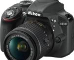 دوربین نیکون D3300 + 18-55mm بدنه دست دوم