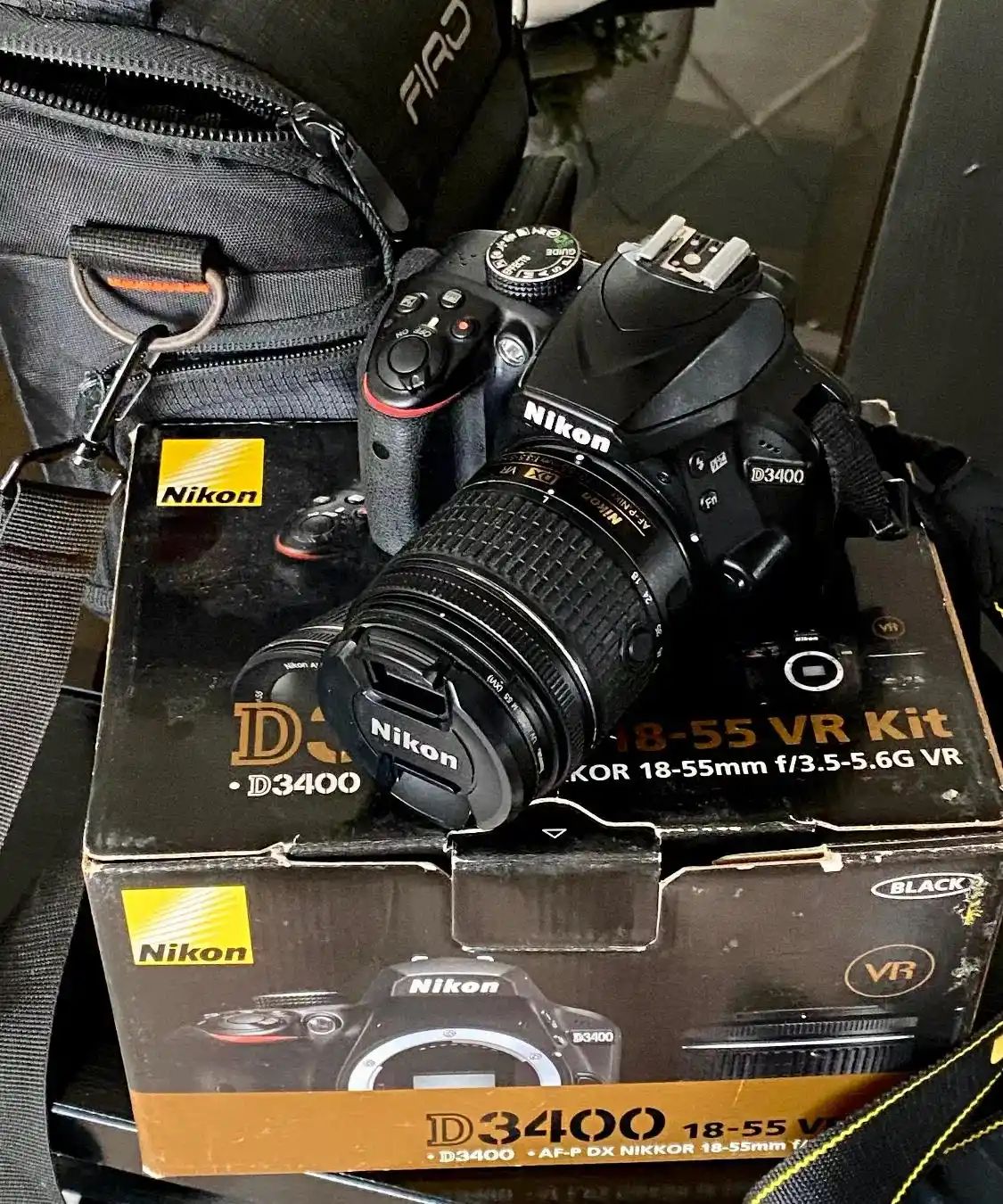دوربین Nikon d3400 18-55mm دست دو