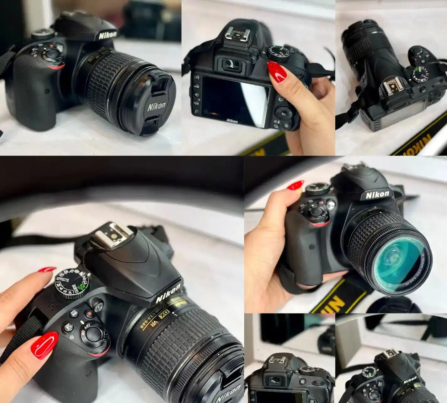 دوربین محبوب Nikon D3400 به همراه لنز اصلی 18-55 دست دو