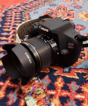 دوربین حرفه ای کنون | Canon 1200D+18-55 دست دوم