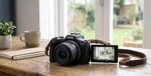 دوربین بدون آینه کانن دست دوم Canon EOS R50 Kit RF-S 18-45mm f/4.5-6.3 IS STM(500 شات) دست دوم