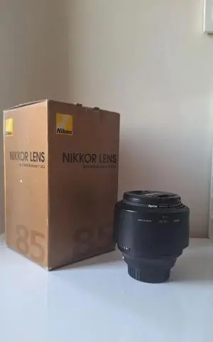 لنز حرفه ای نیکون85 میلیمترf1.8 دست دوم