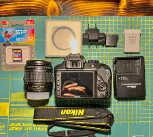 دوربین حرفه ای نیکون  | Nikon D3400+18-55mm دست دوم