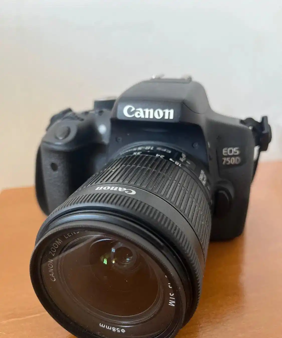 دوربین Canon 750D + لنز 55-18 دست دو