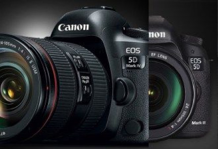 Comparison of Canon EOS R and 5D Mark IV